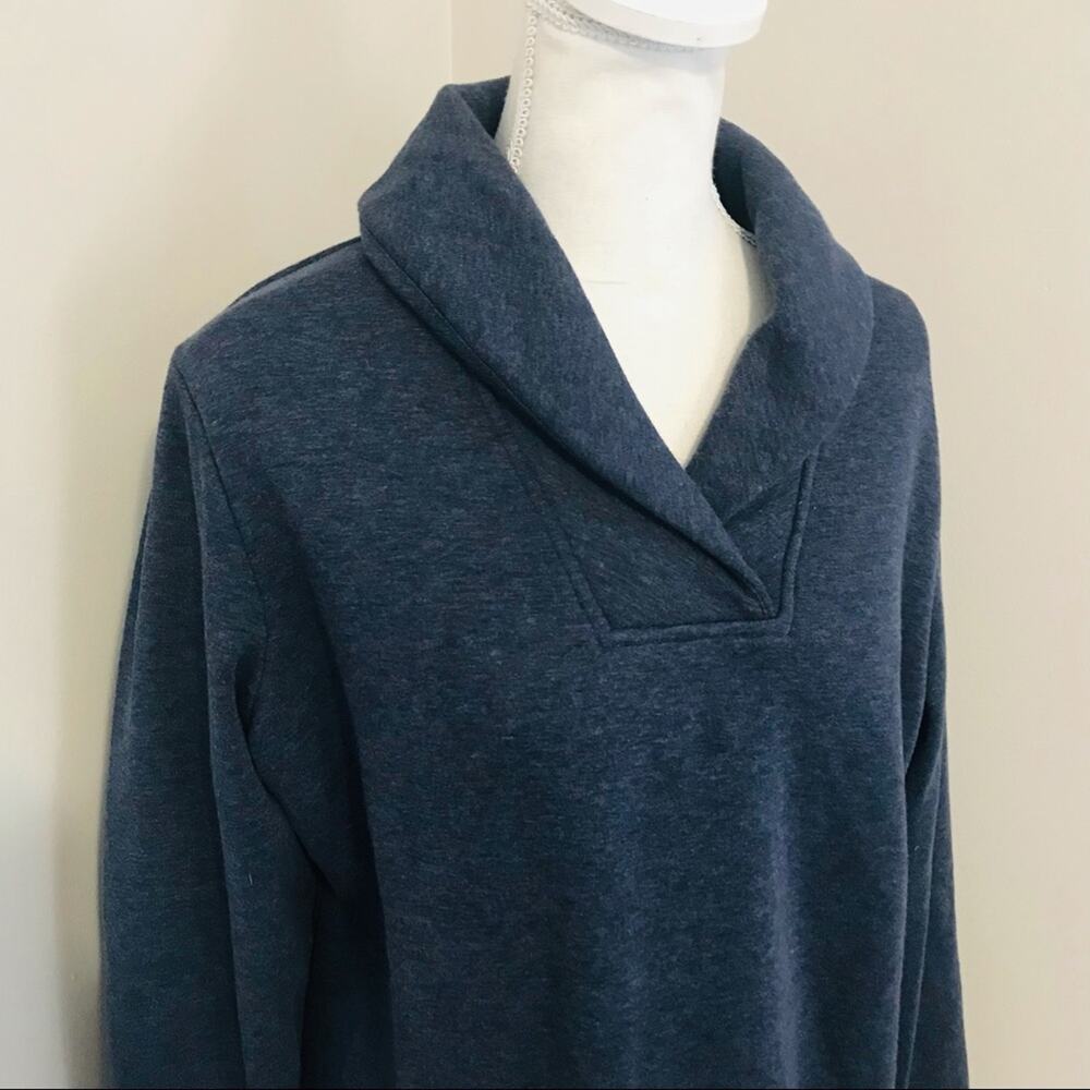 Lands End Fleece Lined Pullover - Picture 2 of 5